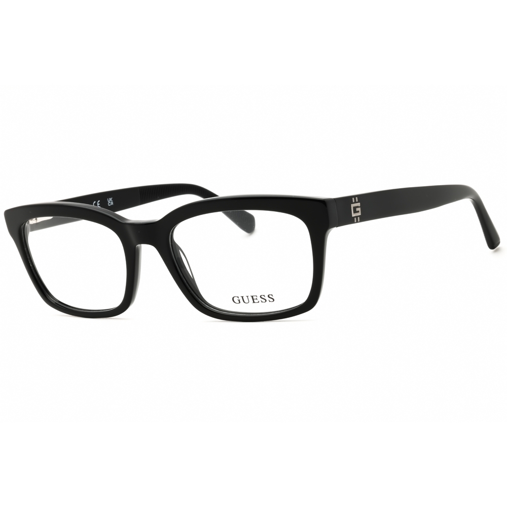 NWT Guess GU50252 Black Rectangle 55mm Eyeglasses